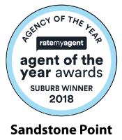 sandstone point real estate agent of the year 2018